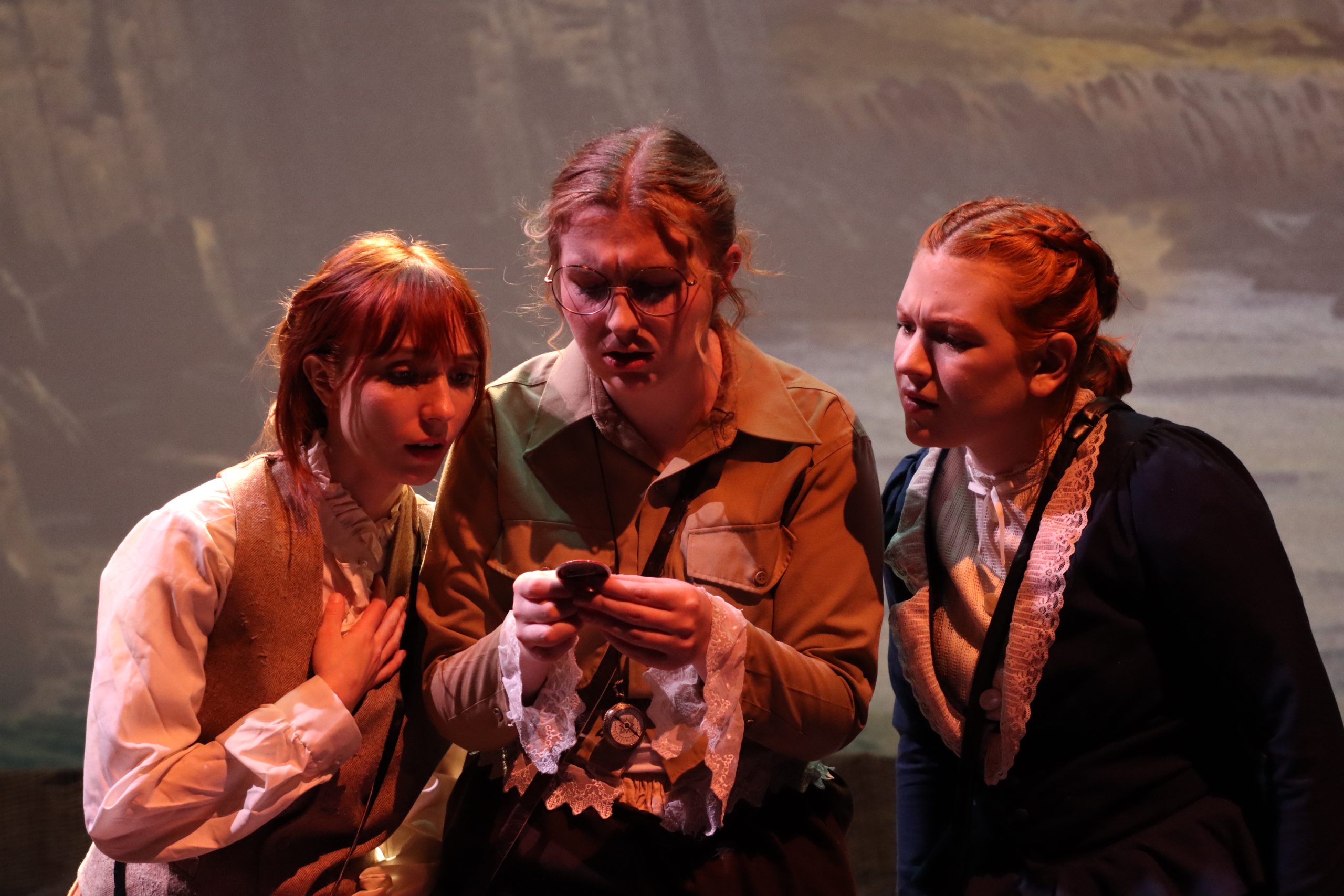 Students created and performed in the play On The Verge as a part of the RMC Theatre Department fall show.